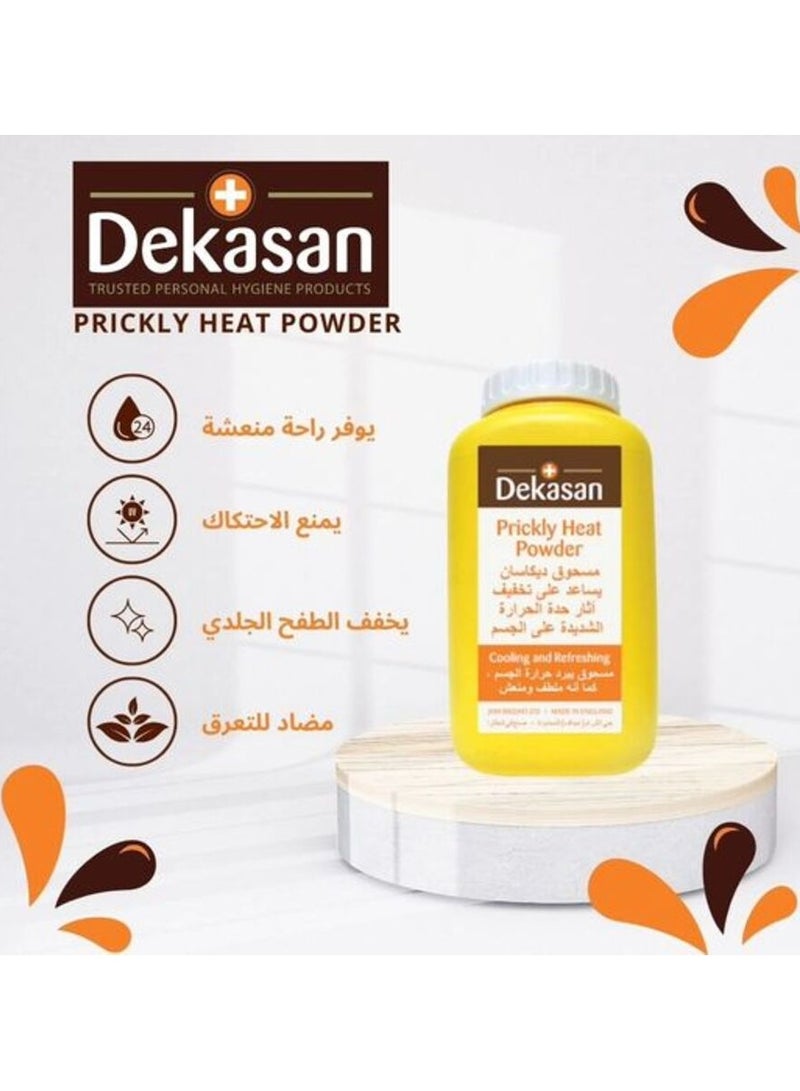 Dekasan Prickly Heat Powder, Cooling & Refreshing 100gm - Image 2