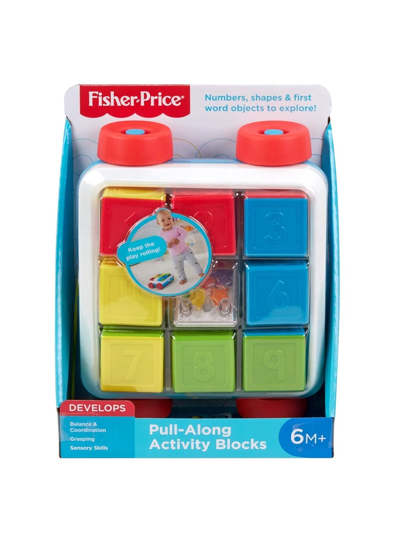 Fisher-Price - Pull Along Activity Blocks GJW10 - Image 1