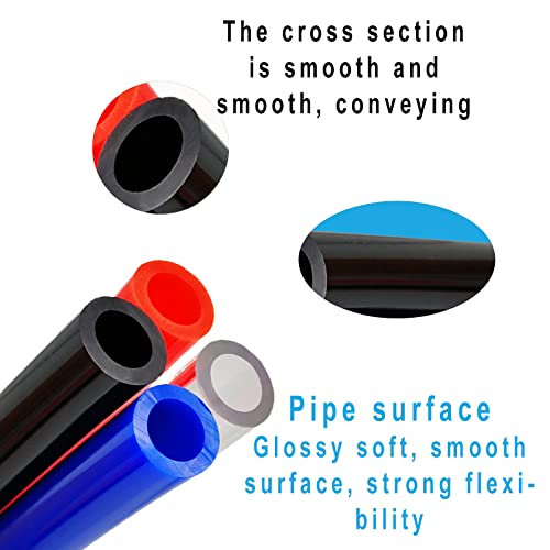 AOPANDA PNEUMATIC Black 8mm or 5/16 OD 5mm ID Polyurethane PU Air Hose Pipe Tube Kit 10 Meter 32.8ft - Image 5