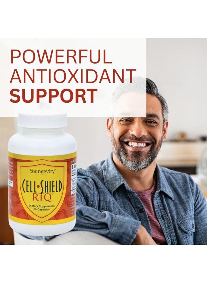 youngevity Cell Shield RTQ™ - Turmeric Curcumin (95% Circuminoids), Quercetin, Japanese Knotweed - Highly Bioavailable Antioxidant Blend - 60 Capsules  - Image 5