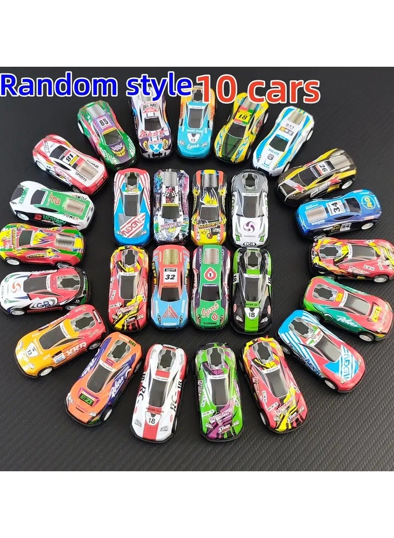 "Perfect Gift for Speed Lovers! Set of 10 Metal Race Cars.+2 Extra Free - Image 1