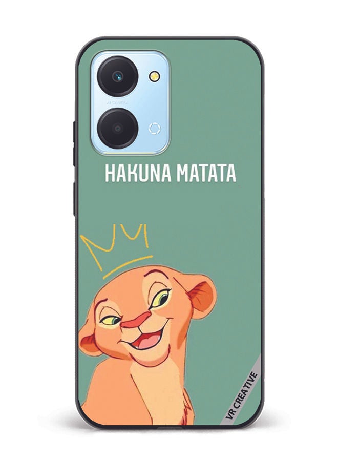 VR CREATIVE Protective Case Cover For Honor Play7T Hakuna Matata Design Multicolour - Image 1