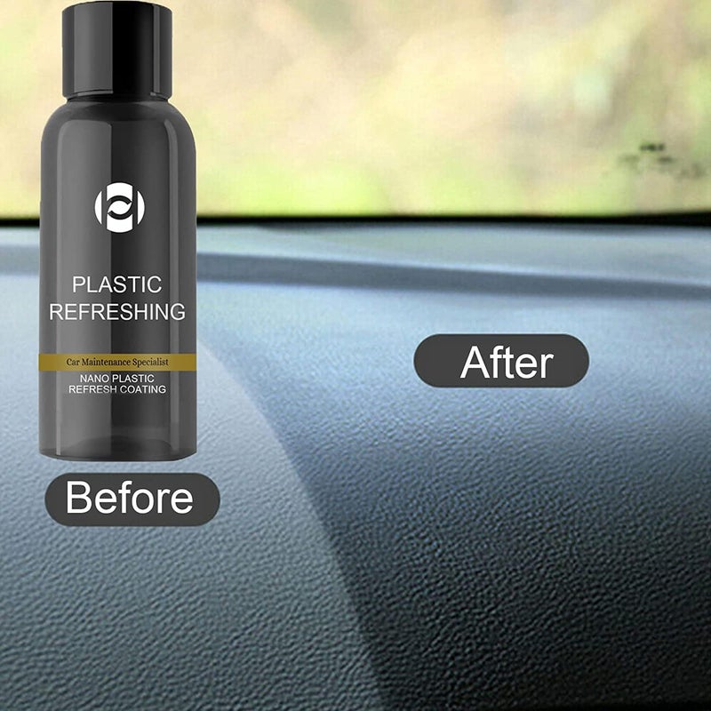 klarako Ultishine Plastic Revitalizing Coating Agent Set,Plastic Refreshing Car,Gotosleeps Plastic Revitalizing Coating Agent (3PCS,30ML) - Image 2