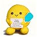 Posshe Pickleball Gifts Crochet Positive Support Pickle Ball Handmade Emotional Cheer Support Funny Gifts for Friend Coworker Birthday Christmas Stocking Stuffer White Elephant Under 10 Dollars - Image 2