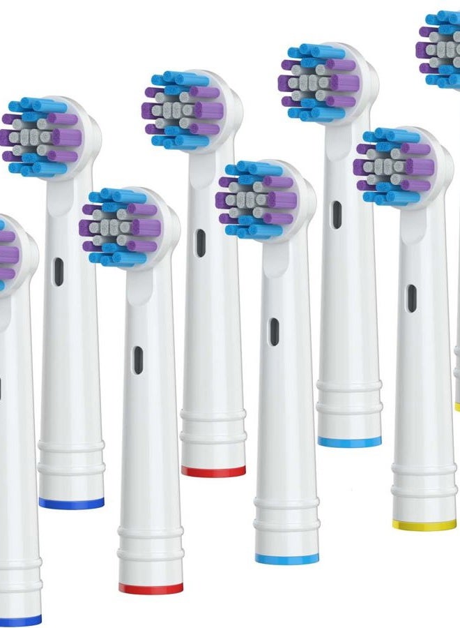 Mailink Replacement Toothbrush Heads for Oral-B, 8 Pack Replacement Heads Compatible with Oral B Braun Electric Toothbrush - Image 1