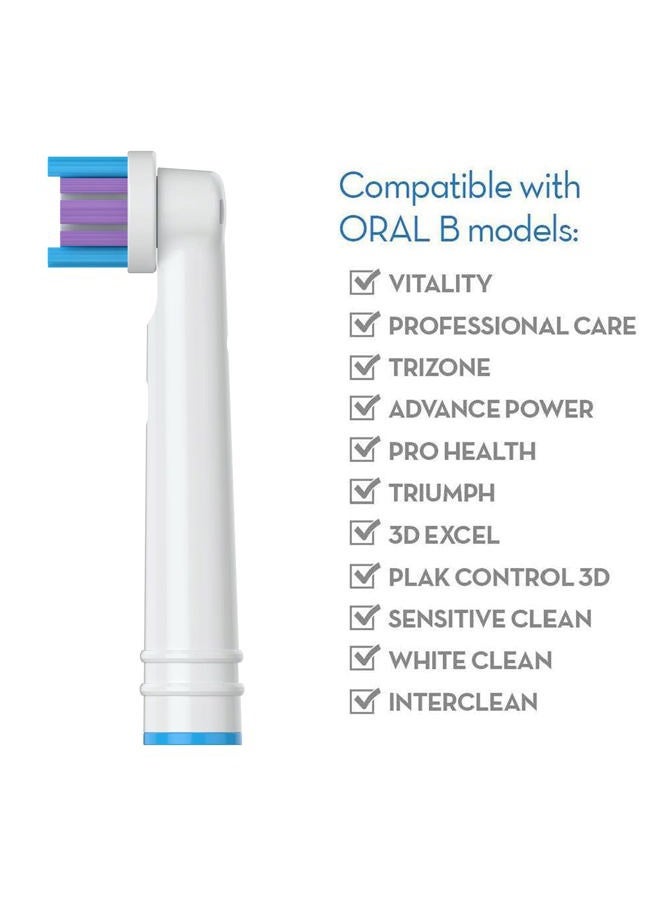 Mailink Replacement Toothbrush Heads for Oral-B, 8 Pack Replacement Heads Compatible with Oral B Braun Electric Toothbrush - Image 2