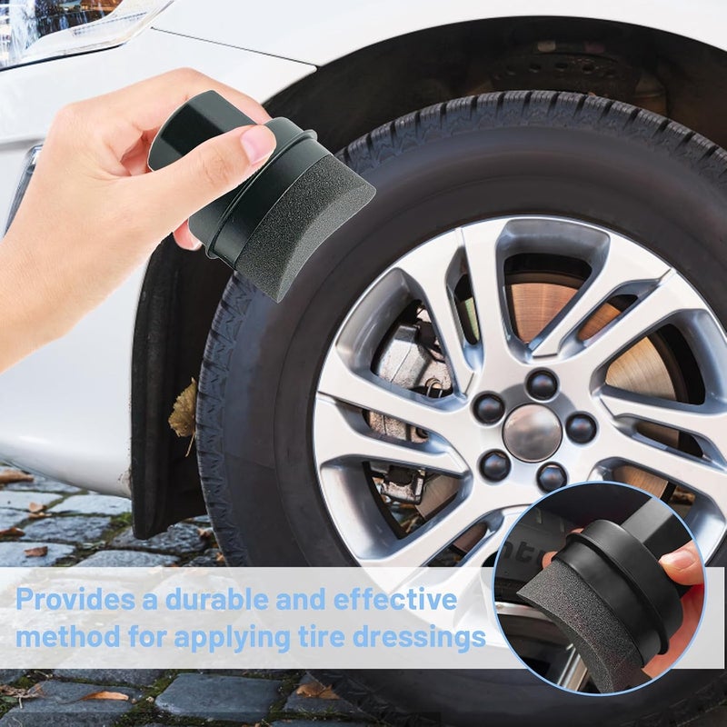 KASTWAVE Car Tyre Sponge Brush - Multifunction Tyre Dressing Applicator - Image 3