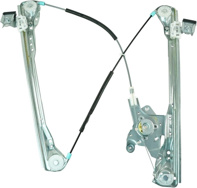 TRQ Front Right Window Regulator Passenger Side Compatible with 2000-2007 Ford Focus - Image 1