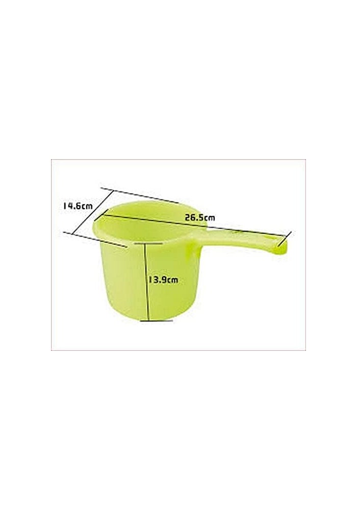 JapanBargain S-3040 Japanese Water Ladle Leaf Series in Green - 1.3 Liter Capacity - Image 4