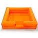 OZIS 10FT Ball Pit Inflatable Foam Pit with Builtin Blower Portable Foam Party Pit for IndoorOutdoor Activities Easy to Setup Orange - Image 2