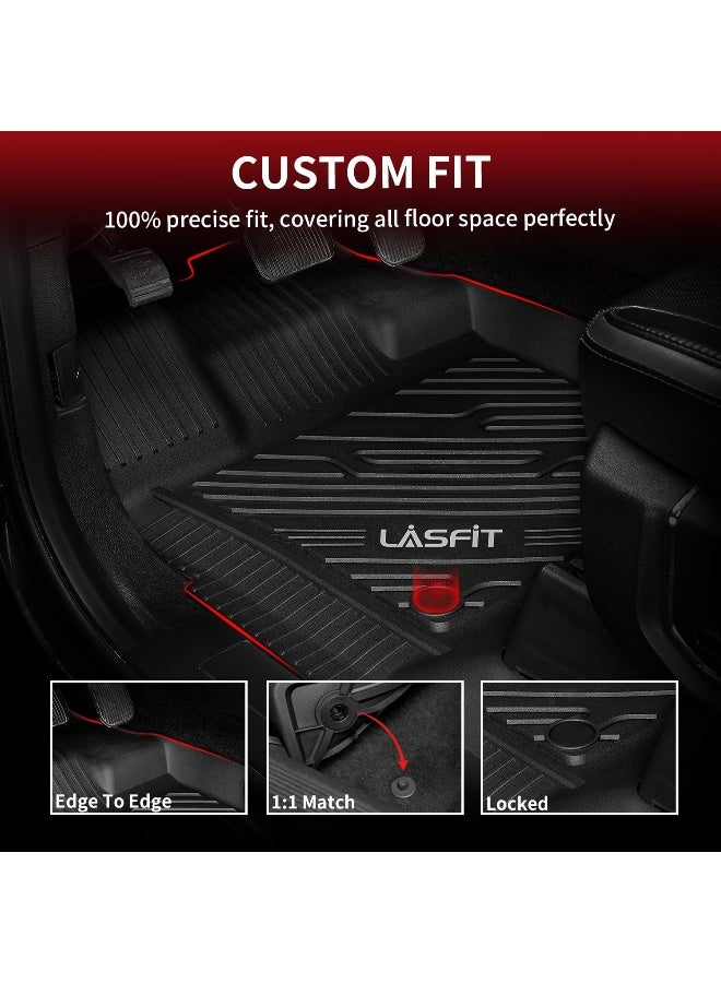 LASFIT Floor Mats Fit for 2015-2023 Ford F-150/ F150 Lightning SuperCrew Cab - Image 4