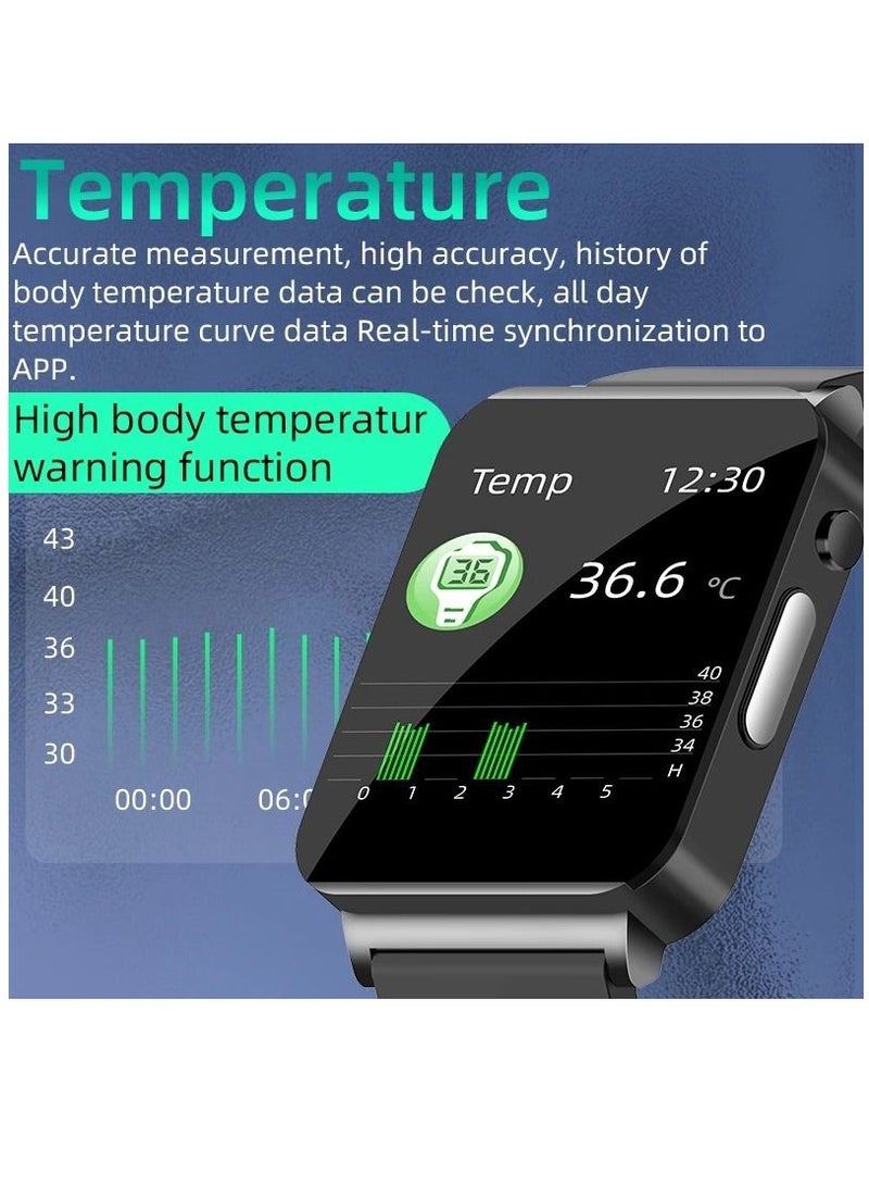 AROAQ ECG +PPG KS03 New Smart Watch Non Invasive Blood Glucose Fitness Tracker Men Women Smartwatch - Image 5