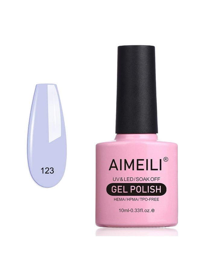 AIMEILI AIMEILI Soak Off U V LED Gel Nail Polish - Ceratostigma Plumbaginoides (123) 10ml  - Image 1