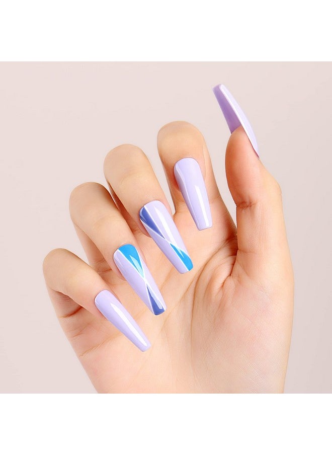 AIMEILI AIMEILI Soak Off U V LED Gel Nail Polish - Ceratostigma Plumbaginoides (123) 10ml  - Image 4