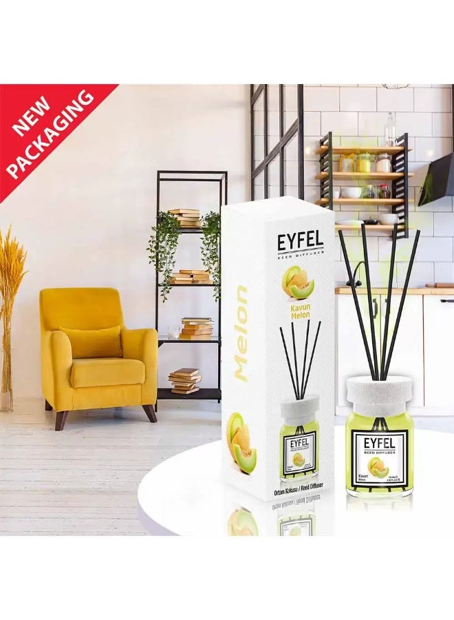 آيفيل معطر جو برائحة البطيخ - 120 مل | عطر يدوم طويلاً للمنزل والمكتب | معطر جو بالزيوت العطرية | معزز طبيعي للرائحة | معطر جو سهل الاستخدام | يُحسّن المزاج والأجواء - برائحة البطيخ - Image 3
