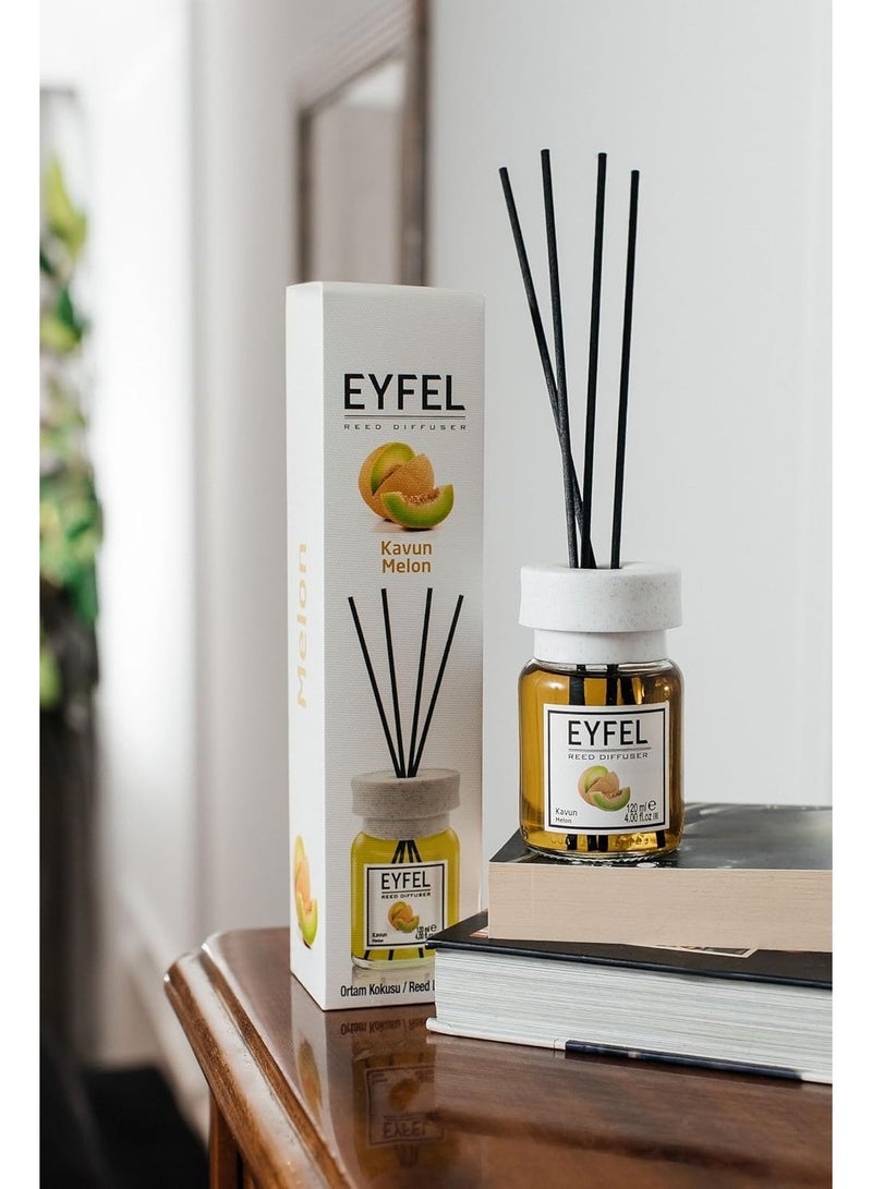 آيفيل معطر جو برائحة البطيخ - 120 مل | عطر يدوم طويلاً للمنزل والمكتب | معطر جو بالزيوت العطرية | معزز طبيعي للرائحة | معطر جو سهل الاستخدام | يُحسّن المزاج والأجواء - برائحة البطيخ - Image 5