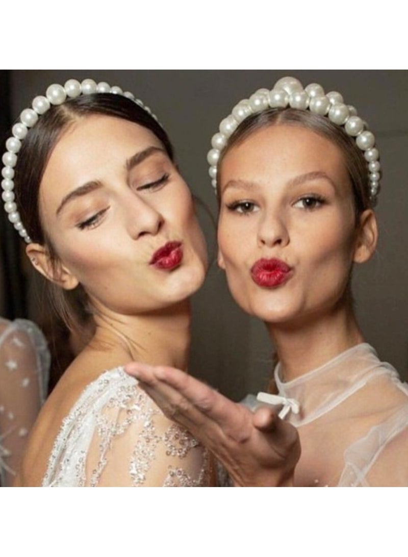 Huitich Elegant Headband Hair Accessory for Girls Silver - Image 4