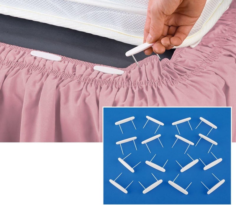 Collections Etc Bed Skirt Holding Pins - Set Of 16, - Image 4