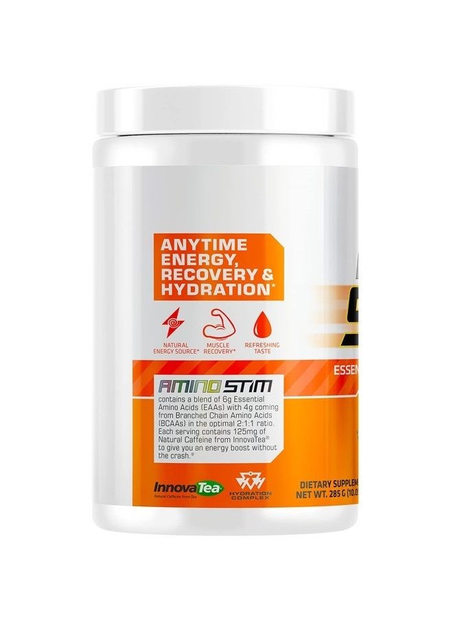USN - Amino Stim EAAs (Essential Amino Acids) + Energy, 125mg Caffeine, 6g Essential Amino Acids, Hydration Complex, Muscle Growth Recovery, Mango Pineapple, 10.05 Ounce (Pack of 1) - Image 1