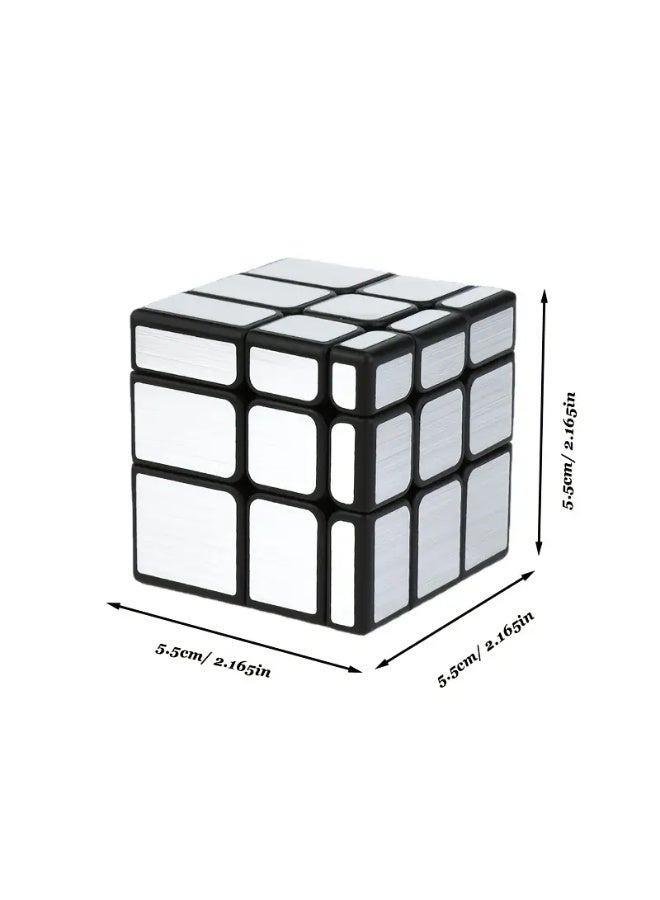Professional Mirror Cube 3x3 Speed Cube Puzzle Toy – Unique Shape-Shifting Design, Smooth Rotation, 5.5cm/2.16in Compact Size, Challenging Brain Teaser for Kids & Adults, Perfect for Beginners & Experts, STEM Educational Gift, Anti-Slip Surface, Enhanced Durability - Image 3