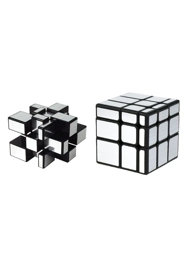 Professional Mirror Cube 3x3 Speed Cube Puzzle Toy – Unique Shape-Shifting Design, Smooth Rotation, 5.5cm/2.16in Compact Size, Challenging Brain Teaser for Kids & Adults, Perfect for Beginners & Experts, STEM Educational Gift, Anti-Slip Surface, Enhanced Durability - Image 1
