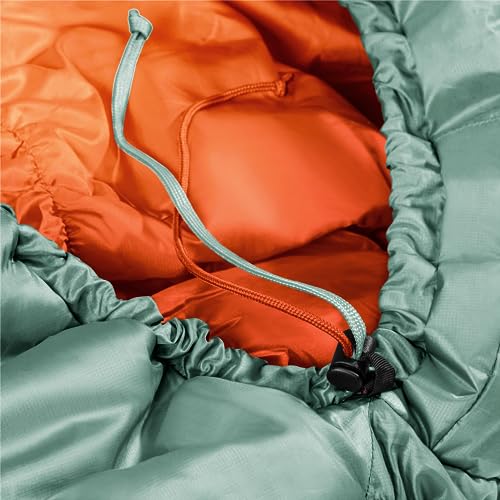 Deuter Unisex Exosphere +4° Sleeping Bag, Sage Paprika, One Size - Image 5