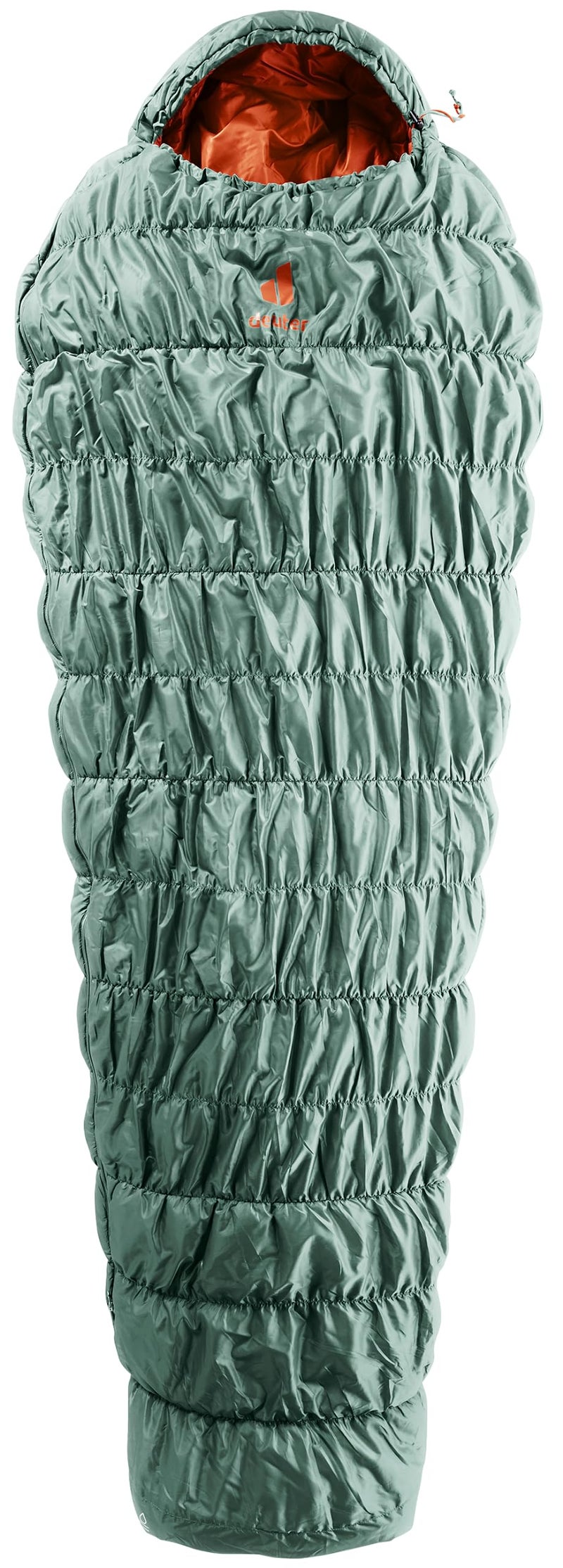Deuter Unisex Exosphere +4° Sleeping Bag, Sage Paprika, One Size - Image 1
