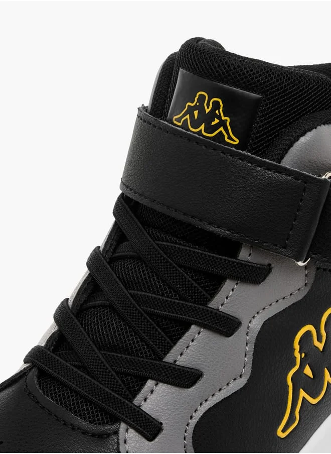 كابا Boys' Colourblock Sneakers with Hook and Loop Closure