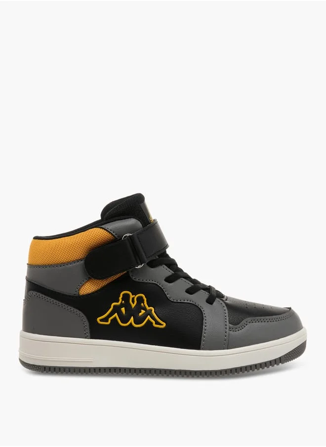 كابا Boys' Colourblock Sneakers with Hook and Loop Closure