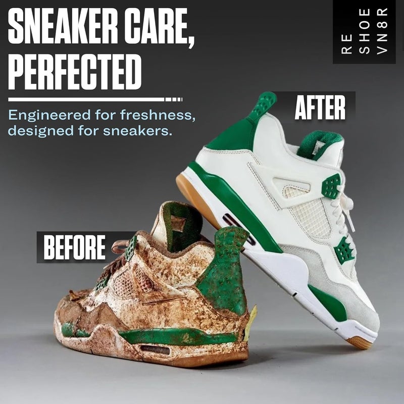 RESHOEVN8R Shoe Cleaner Kit and Sneaker Cleaner Sets - Cleaning Kit Solution for Sneakers, Mesh, Canvas, Suede, Knit, Leather - Image 3