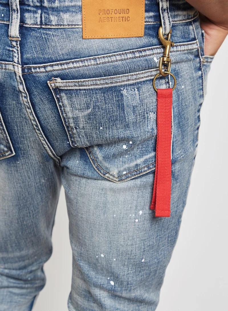 Profound Aesthetic Splatter Jeans