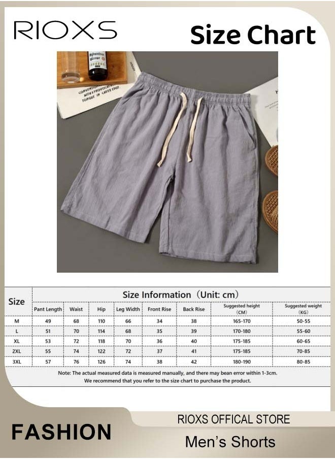 RIOXS Men's Swim Shorts,  Comfortable Swimming Shorts, Stretch Drawing Beach Shorts For Men, Summer Bathing Suit With Pocket, Soft Lining Swimwear Shorts, Breathable Swim Shorts Gift For Husband Daddy  - Image 4