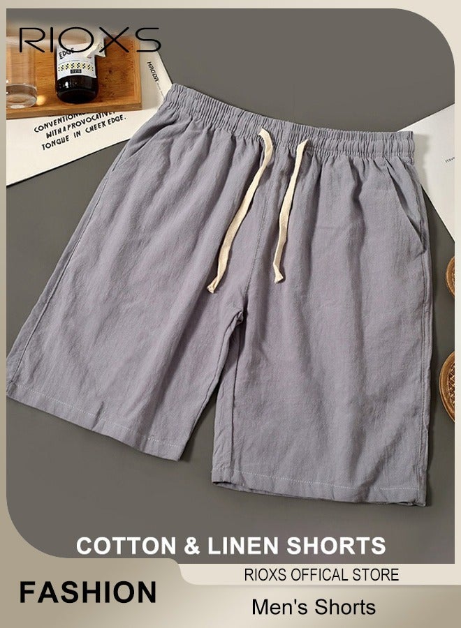 Men's Swim Shorts,  Comfortable Swimming Shorts, Stretch Drawing Beach Shorts For Men, Summer Bathing Suit With Pocket, Soft Lining Swimwear Shorts, Breathable Swim Shorts Gift For Husband Daddy