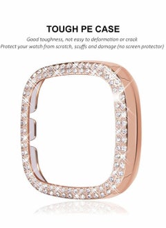 Y&D 3 Pcs Screen Protector for Fitbit Versa And Sense Watch Clear Rose Gold Pink  - Image 4