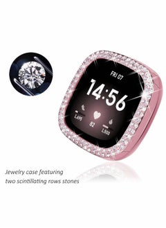 Y&D 3 Pcs Screen Protector for Fitbit Versa And Sense Watch Clear Rose Gold Pink  - Image 3
