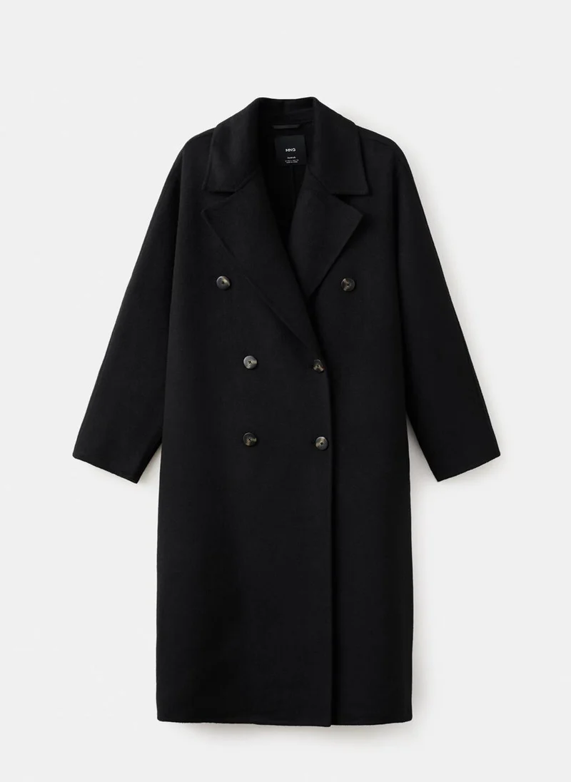 مانجو معطف صوف كبير يدوي الصنع