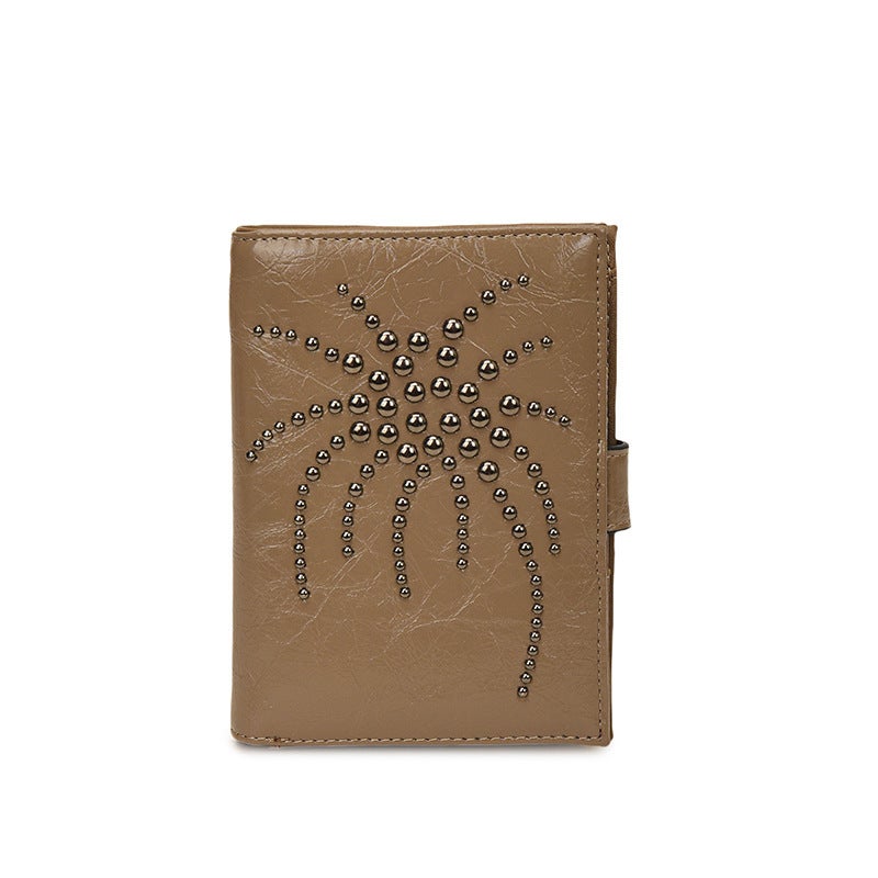 Multifunctional Solid Color PU Leather Wallet, RFID Blocking Design Portable Daily Storage Purse for Cards Cash Coin Business Use - Image 1