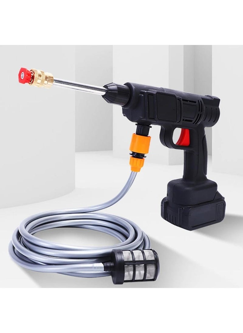 Valkyrie - 300W Cordless Car Wash Gun High Pressure Chamber Irrigation Spraying Washing Cordless Gun with Bag 15.000MAH - Image 1