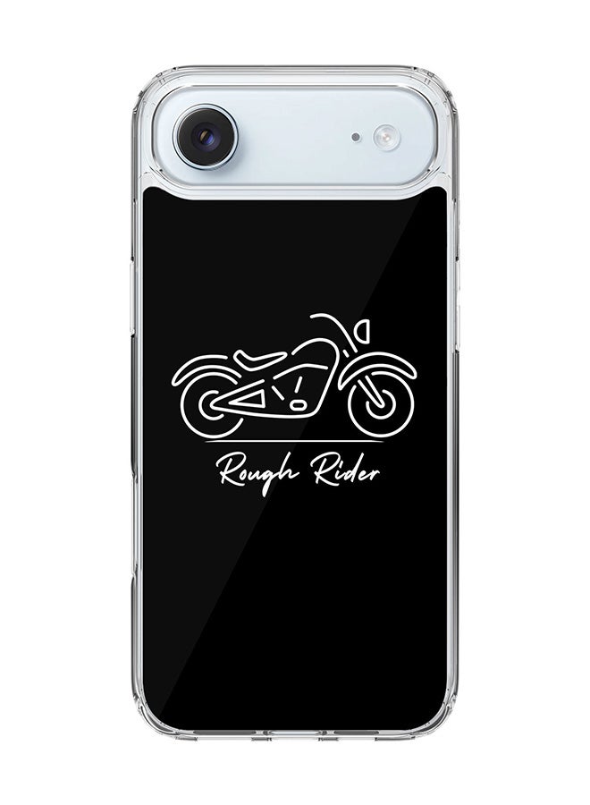 Stylizedd Classic Clear MagSafe Case for iPhone 17 Air , Hybrid Soft Case Flexible Edges Anti Drop TPU PC Gel Thin Transparent Cover [ Designed for iPhone 17 Air ] - Rough Rider