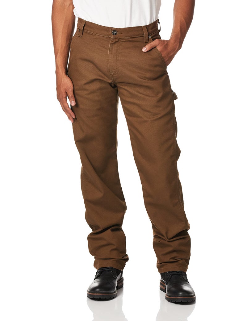 Dickies Mens Tough Max Duck Carpenter Pants Stonewashed Timber 34W x 34L US