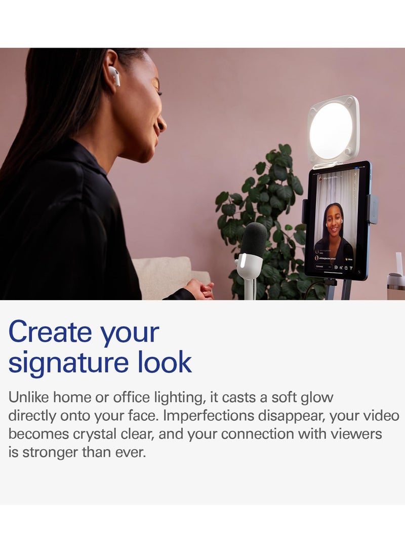 إلجاتو Elgato Key Light Neo - إضاءة احترافية لمكالمات الفيديو، بدون وهج، حامل شاشة قابل للتعديل، تحكم يدوي أو عبر واي فاي، مناسب للمكتب/البث المباشر، Teams/Zoom/Slack/Twitch/Youtube - سهل التركيب والتشغيل على الكمبيوتر المحمول، الكمبيوتر الشخصي، ماك - Image 5