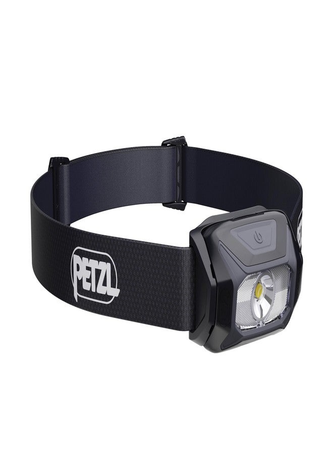 PETZL TIKKINA Headlamp - Compact, Easy-to-Use 300 Lumen Headlamp, Designed for Hiking, Climbing, Running, and Camping - Black - Image 1