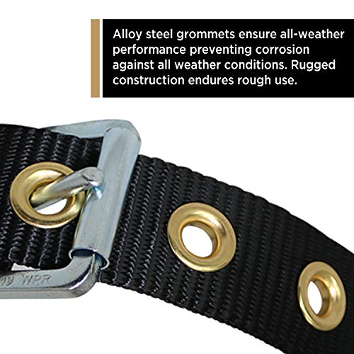 AFP Tongue Buckle Body Belt, Heavy-Duty Tool Belt for Pouches, Work Belt, PPE for Safety Harness, Work Positioning, Construction, Fall-Protection, Carpenters (OSHA/ANSI rated) 1.75’’W, Black (Large) - Image 5