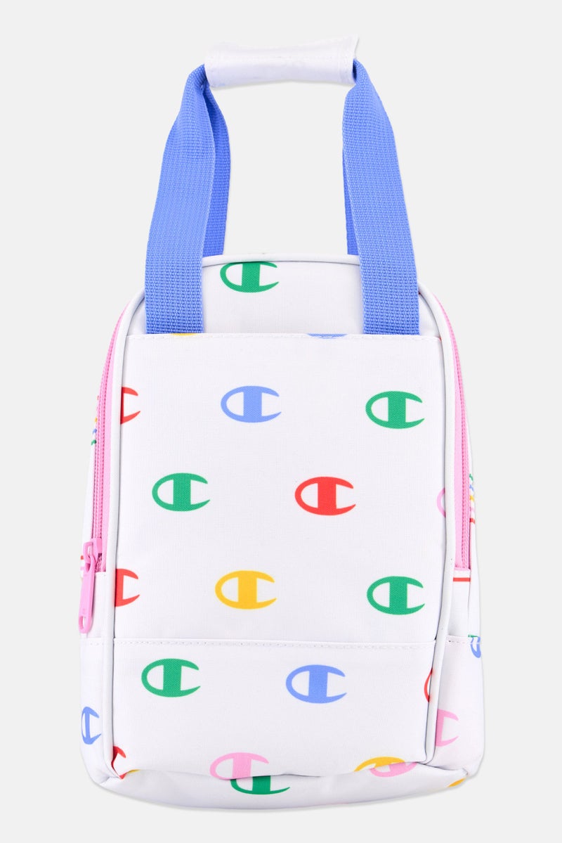 Champion Kids Girl Brand Logo Lunch Bag, Multicolor  - Image 1