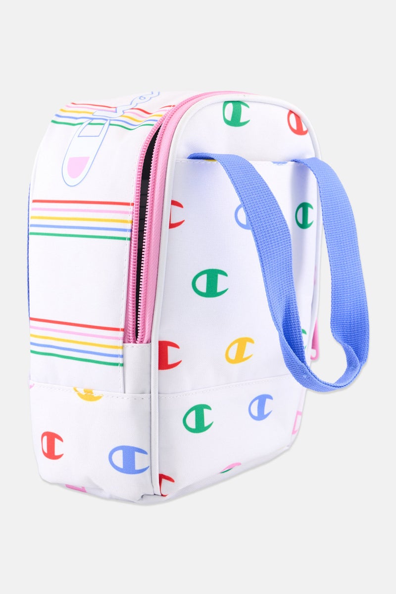 Champion Kids Girl Brand Logo Lunch Bag, Multicolor - Image 3