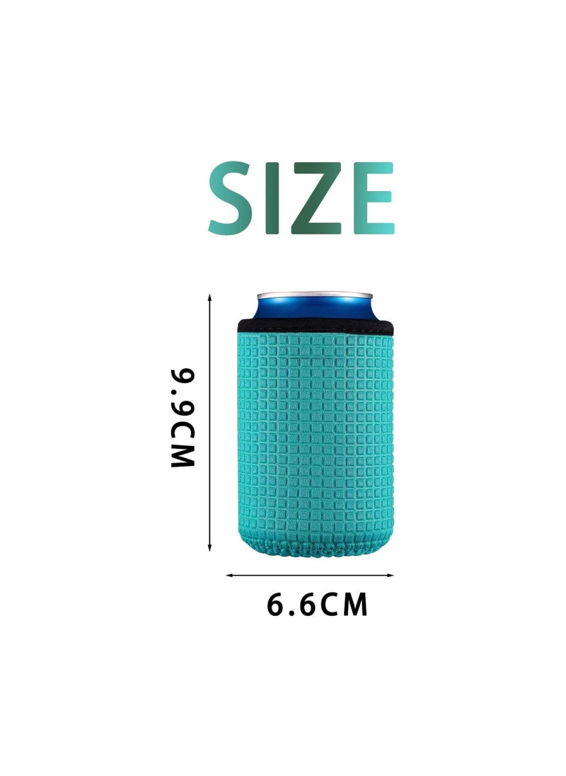 4-Pack Neoprene Can Sleeves, Non-Slip Beverage Insulators, Drink Coolers for Beer, Soda, and More - Perfect for Keeping Your Cans Cold and Hands Dry!