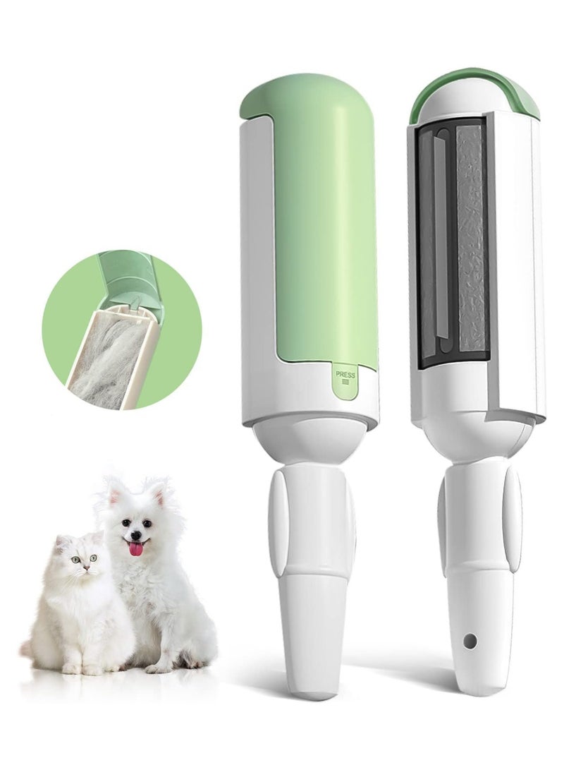 Pet Hair Remover Roller,Reusable Dog & Cat Fur Remover with Comfy Non-Slip Handle, Portable Pet Hair Removal Tool with Self-Cleaning Base for Couch, Car Seat, Carpet, Bedding - Image 1