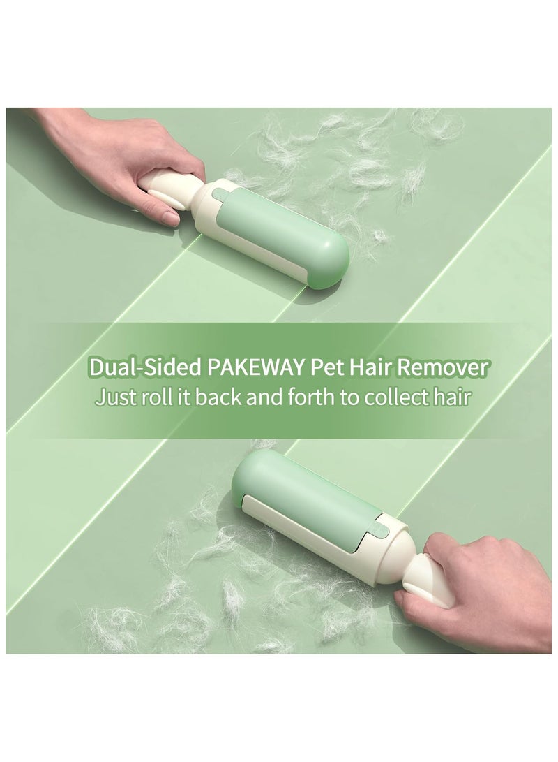 Pet Hair Remover Roller,Reusable Dog & Cat Fur Remover with Comfy Non-Slip Handle, Portable Pet Hair Removal Tool with Self-Cleaning Base for Couch, Car Seat, Carpet, Bedding - Image 3