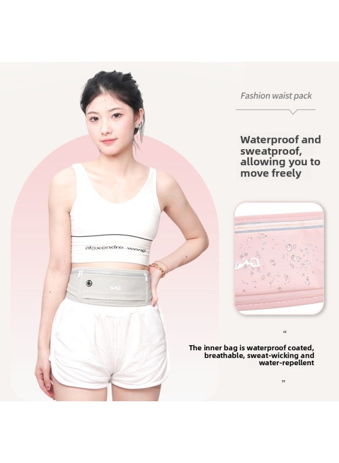 Running Waist Bag Sports Mobile Phone Bag Men's And Women's Personal Outdoor Equipment Waterproof Lightweight Marathon Fitness Small Waist Bag-Color:Basic Model - Image 5