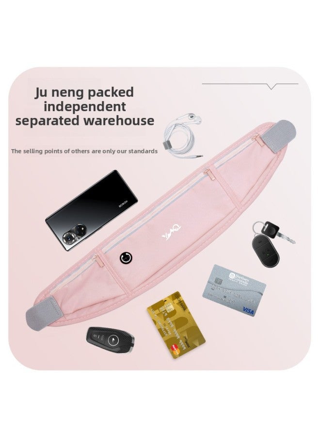 Running Waist Bag Sports Mobile Phone Bag Men's And Women's Personal Outdoor Equipment Waterproof Lightweight Marathon Fitness Small Waist Bag-Color:Basic Model - Image 4